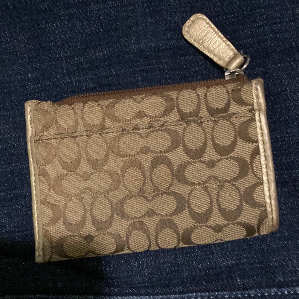 Cute coach change purse